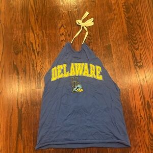 🐥 University of Delaware Halter Top Size S/M
